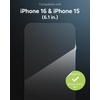 image:imageZAGG InvisibleShield Glass iPhone 1615 Screen Protector  3X Shatter Protection with Reinforced Edges AntiFingerprint Technology Scratch amp Smudge Resistant Install Tray IncludediPhone 16  iPhone 15