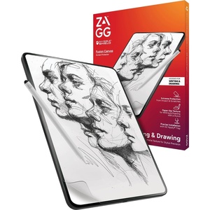 image:imageZAGG Fusion Canvas iPad Air 11 M5 M4 M3 M2 Screen Protector  Matte PaperFeel Surface for Drawing amp Writing  Flexible Hybrid Protection Scratch amp Impact Resistant Easy ApplyiPad Pro 11inch M5 M4