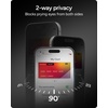 image:imageZAGG Glass Elite Privacy Screen Protector for iPhone 17e 16e 1413 13 Pro  2Way Privacy Filter 5X Stronger FingerprintResistant InvisibleShield Easy TwoStep Installation