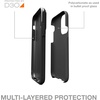 image:imageGear4 ZAGG Oxford Eco Folio Compatible with iPhone 11 Pro Case RecycledPlastic Phone Cover Advanced Impact Protection with Integrated D3O Technology Booklet Case  BlackHolborn Black