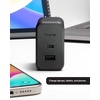 image:imageMophie GaN 60W USB C Charger Block with USB A Port  Fast Wall Charger for iPhone iPad Google Pixel Samsung Galaxy MacBook Pro Laptops and More  Compact Foldable Prongs EcoFriendly Black60W