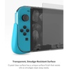 image:imageZAGG Gear4 Kita Grip 360 Slim Case amp Screen Protector for Nintendo Switch  Clear Protective Case Grey Grips Kickstand Dock Compatible D3O Protection Tempered Glass Screen ProtectorGrey