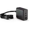 image:imageMophie GaN 60W USB C Charger Block with USB A Port  Fast Wall Charger for iPhone iPad Google Pixel Samsung Galaxy MacBook Pro Laptops and More  Compact Foldable Prongs EcoFriendly Black100W