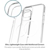image:imagemax Protection  Bundle MagSafe Case and HD Tempered Glass Screen Protector  Made for Apple iPhone 12 and iPhone 12 Pro  BlackClear