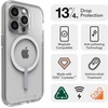 image:imageGEAR4 ZAGG Crystal Palace Snap Case Compatible with iPhone 14 Pro Max  Clear iPhone Case D30 Drop Protection 13ft4m AntiYellowing Properties EdgetoEdge Protection Magsafe Compatible Case