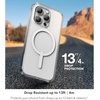 image:imageGEAR4 ZAGG Crystal Palace Snap Case Compatible with iPhone 14 Pro Max  Clear iPhone Case D30 Drop Protection 13ft4m AntiYellowing Properties EdgetoEdge Protection Magsafe Compatible Case