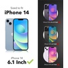 image:imageGEAR4 ZAGG Denali Snap Case Apple iPhone 14 D30 Drop Protection for Up to 16ft5m Reinforced Backplate with EdgetoEdge Protection Wireless Charging Magsafe  Gray