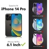 image:imageZAGG Gear4 Havana iPhone Case D30 Drop Protection Up to 10ft3m Wireless Charging Compatible Reinforced Top Bottom amp Edges AntiMicrobial Properties iPhone 14 CaseBlack