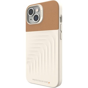 image:imageGEAR4 ZAGG Brooklyn Snap Case Apple iPhone 14 D30 Drop Protection Up to 13ft4m Wireless Charging Compatible Vegan Leather  SandBrown