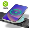 image:imageMophie 3in1 Travel Charger with MagSafe  Portable Wireless Charging Hub Compatible wiPhone 171615141312 Series Apple Watch Series 11 to 1 amp Ultra AirPods Pro3rd Gen Cherry Blossom PinkBlack