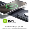 image:imageMophie 3in1 Travel Charger with MagSafe  Portable Wireless Charging Hub Compatible wiPhone 171615141312 Series Apple Watch Series 11 to 1 amp Ultra AirPods Pro3rd Gen Cherry Blossom PinkBlack