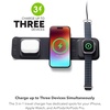 image:imageMophie 3in1 Travel Charger with MagSafe  Portable Wireless Charging Hub Compatible wiPhone 171615141312 Series Apple Watch Series 11 to 1 amp Ultra AirPods Pro3rd Gen Cherry Blossom PinkBlack