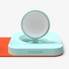 image:imageMophie 3in1 Travel Charger with MagSafe  Portable Wireless Charging Hub Compatible wiPhone 171615141312 Series Apple Watch Series 11 to 1 amp Ultra AirPods Pro3rd Gen Cherry Blossom PinkOrangeTeal