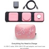 image:imageMophie 3in1 Travel Charger with MagSafe  Portable Wireless Charging Hub Compatible wiPhone 171615141312 Series Apple Watch Series 11 to 1 amp Ultra AirPods Pro3rd Gen Cherry Blossom PinkCherry Blossom Pink