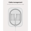 image:imageMophie 3in1 Wireless Charging Stand  Qi2Certified MagSafe Charger for iPhone Apple Watch amp AirPods  Fast Charging Station with Adjustable Phone Stand amp Cable Management  Up to 15W Power WhiteWhite