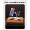 image:imageMophie 3in1 Wireless Charging Stand  Qi2Certified MagSafe Charger for iPhone Apple Watch amp AirPods  Fast Charging Station with Adjustable Phone Stand amp Cable Management  Up to 15W Power WhiteWhite
