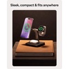image:imageMophie 3in1 Wireless Charging Stand  Qi2Certified MagSafe Charger for iPhone Apple Watch amp AirPods  Fast Charging Station with Adjustable Phone Stand amp Cable Management  Up to 15W Power WhiteBlack