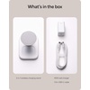 image:imageMophie 3in1 Wireless Charging Stand  Qi2Certified MagSafe Charger for iPhone Apple Watch amp AirPods  Fast Charging Station with Adjustable Phone Stand amp Cable Management  Up to 15W Power WhiteWhite