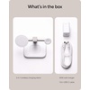 image:imageMophie 3in1 Wireless Charging Stand  Qi2Certified MagSafe Charger for iPhone Apple Watch amp AirPods  Fast Charging Station with Adjustable Phone Stand amp Cable Management  Up to 15W Power WhiteWhite