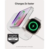 image:imageMophie 3in1 Wireless Charging Stand  Qi2Certified MagSafe Charger for iPhone Apple Watch amp AirPods  Fast Charging Station with Adjustable Phone Stand amp Cable Management  Up to 15W Power WhiteWhite