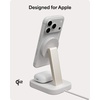 image:imageMophie 3in1 Wireless Charging Stand  Qi2Certified MagSafe Charger for iPhone Apple Watch amp AirPods  Fast Charging Station with Adjustable Phone Stand amp Cable Management  Up to 15W Power WhiteWhite