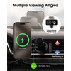 image:imageMophie Qi2 snap Magnetic Wireless Charging Vent Mount  Fast 15W QiEnabled Charger for iPhone 171615141312 Universal Car Compatibility 30W Car Charger Adapter Included USBC Black