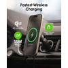 image:imageMophie Qi2 snap Magnetic Wireless Charging Vent Mount  Fast 15W QiEnabled Charger for iPhone 171615141312 Universal Car Compatibility 30W Car Charger Adapter Included USBC Black
