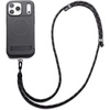 image:imageZAGG Crossbody Lanyard for Phone Cases with Lanyard Attach Points  Adjustable Durable Nylon Strap with TearProof Tab  Comfortable HandsFree Carry Black Cherry RedBlack