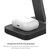 image:imagemophie Snap 2in1Charge Stand amp Pad  15w Wireless Charger Compatible with iPhones amp AirPods Includes Snap Adapter for Other Qi Enabled Phones Steel Base Adjustable AnglesStand  Pad