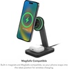 image:imagemophie Snap 2in1Charge Stand amp Pad  15w Wireless Charger Compatible with iPhones amp AirPods Includes Snap Adapter for Other Qi Enabled Phones Steel Base Adjustable AnglesStand  Pad