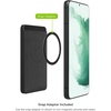 image:imagemophie Snap Juice Pack Mini  Wireless Portable Magnetic Charger with 5000 mAh Internal Battery Compatible with MagSafe amp QiEnabled Smartphones Works with Apple Samsung and Google Phones BlackCharger