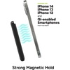 image:imagemophie Snap Juice Pack Mini  Wireless Portable Magnetic Charger with 5000 mAh Internal Battery Compatible with MagSafe amp QiEnabled Smartphones Works with Apple Samsung and Google Phones BlackCharger