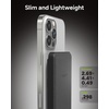 image:imagemophie Snap Juice Pack Mini  Wireless Portable Magnetic Charger with 5000 mAh Internal Battery Compatible with MagSafe amp QiEnabled Smartphones Works with Apple Samsung and Google Phones BlackCharger