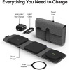 image:imagemophie Wireless 3 in 1 Travel Magnetic Wireless Charging Station Multiple Devices Compatible with Apple iPhones Google Samsung Devices AirPods BYO Watch Charger Watch Charger not IncludedCharging Station