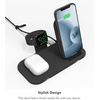image:imagemophie Wireless Charging Stand Wireless Charging Stand and pad with USBA Port for AirPods Apple Watch iPhone Samsung Galaxy QiEnabled Devices