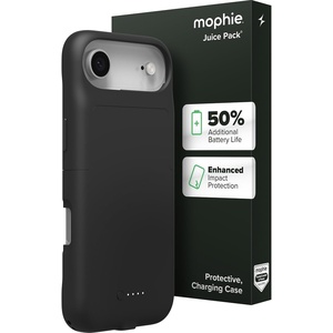 image:imageMophie Juice Pack Battery Case for iPhone 17 Pro Max  Slim Charging Case Up to 50 Extra Battery Life High Impact Protection Magnetic Back for Wallets amp Mounts Sustainable Material BlackiPhone Air