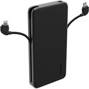 image:imageMophie Powerstation Plus Ultra 10000mAh Power Bank  Integrated USBC and Lightning Cables and Foldable Wall Prongs  Fast Charging for Smartphones Tablets and MorePlus 10 000mAh