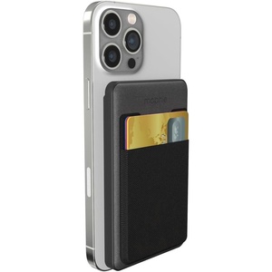 image:imagemophie Snap Juice Pack Mini  Wireless Portable Magnetic Charger with 5000 mAh Internal Battery Compatible with MagSafe amp QiEnabled Smartphones Works with Apple Samsung and Google Phones BlackJuice Pack Wallet