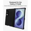 image:imageZAGG Sedona Samsung Galaxy Z Fold8 Ultra Case Black  Foldable Cover Magnetic Charger Compatible Hinge Protection Heavy Duty Armor Sleek Slim ProfileBlack