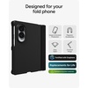 image:imageZAGG Sedona Samsung Galaxy Z Fold8 Ultra Case Black  Foldable Cover Magnetic Charger Compatible Hinge Protection Heavy Duty Armor Sleek Slim ProfileBlack