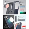 image:imageZAGG SoHo Snap GrapheneReinforced Case for iPhone 16 Pro 63Inch MagSafe Compatible Dual Layer Protection Heat Dissipation Shockproof Phone Back Cover BlueNavy Blue Gray