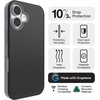 image:imageZAGG SoHo Snap GrapheneReinforced Case for iPhone 16 Pro 63Inch MagSafe Compatible Dual Layer Protection Heat Dissipation Shockproof Phone Back Cover BlueBlack