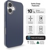 image:imageZAGG SoHo Snap GrapheneReinforced Case for iPhone 16 Pro 63Inch MagSafe Compatible Dual Layer Protection Heat Dissipation Shockproof Phone Back Cover BlueNavy Blue Gray