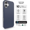 image:imageZAGG SoHo Snap GrapheneReinforced Case for iPhone 16 Pro 63Inch MagSafe Compatible Dual Layer Protection Heat Dissipation Shockproof Phone Back Cover BlueNavy Blue Gray