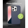 image:imageZAGG SoHo Snap GrapheneReinforced Case for iPhone 16 Pro 63Inch MagSafe Compatible Dual Layer Protection Heat Dissipation Shockproof Phone Back Cover BlueNavy Blue Gray