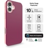 image:imageZAGG SoHo Snap GrapheneReinforced Case for iPhone 16 Pro 63Inch MagSafe Compatible Dual Layer Protection Heat Dissipation Shockproof Phone Back Cover BlueCurrant Red Pink