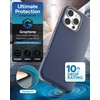 image:imageZAGG SoHo Snap GrapheneReinforced Case for iPhone 16 Pro 63Inch MagSafe Compatible Dual Layer Protection Heat Dissipation Shockproof Phone Back Cover BlueNavy Blue Gray