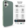 image:imageZAGG SoHo Snap GrapheneReinforced Case for iPhone 16 Pro 63Inch MagSafe Compatible Dual Layer Protection Heat Dissipation Shockproof Phone Back Cover BlueGreen