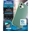 image:imageZAGG SoHo Snap GrapheneReinforced Case for iPhone 16 Pro 63Inch MagSafe Compatible Dual Layer Protection Heat Dissipation Shockproof Phone Back Cover BlueGreen