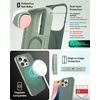 image:imageZAGG SoHo Snap GrapheneReinforced Case for iPhone 16 Pro 63Inch MagSafe Compatible Dual Layer Protection Heat Dissipation Shockproof Phone Back Cover BlueGreen